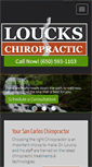 Mobile Screenshot of louckschiropractic.com